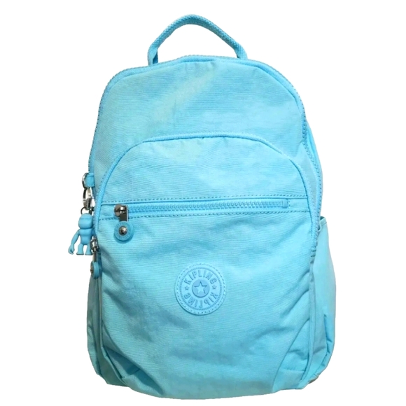 Kipling baby blue seoul backpack BNWOT - Picture 1 of 10